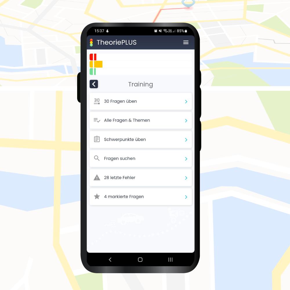 Fahrschule App Guide: Training