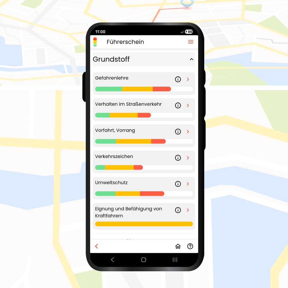 Fahrschule App Guide: Detaillierte Statistiken