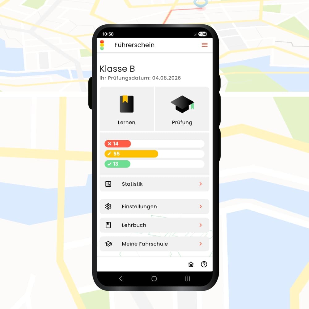 Fahrschule App Guide: Schritt 9