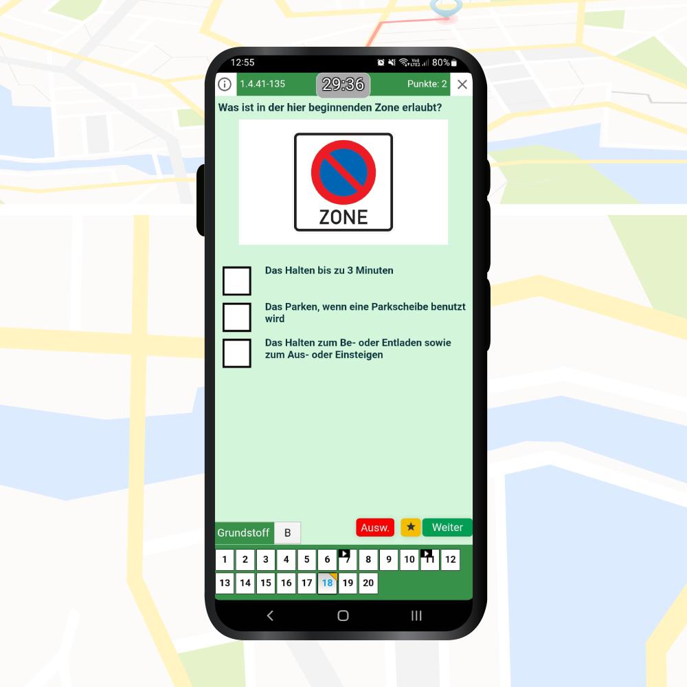 Fahrschule App Guide: Prüfungssimulation