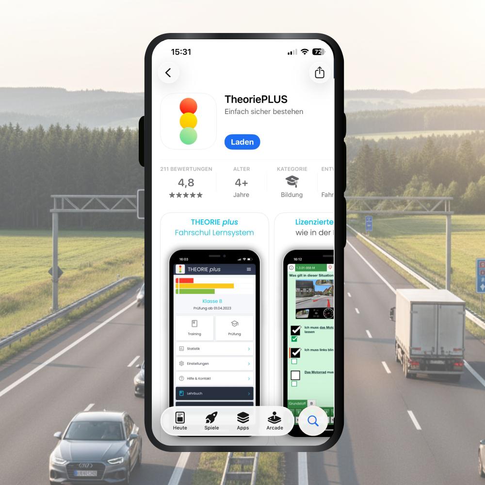 Motorrad-Führerschein-Fragen App installieren