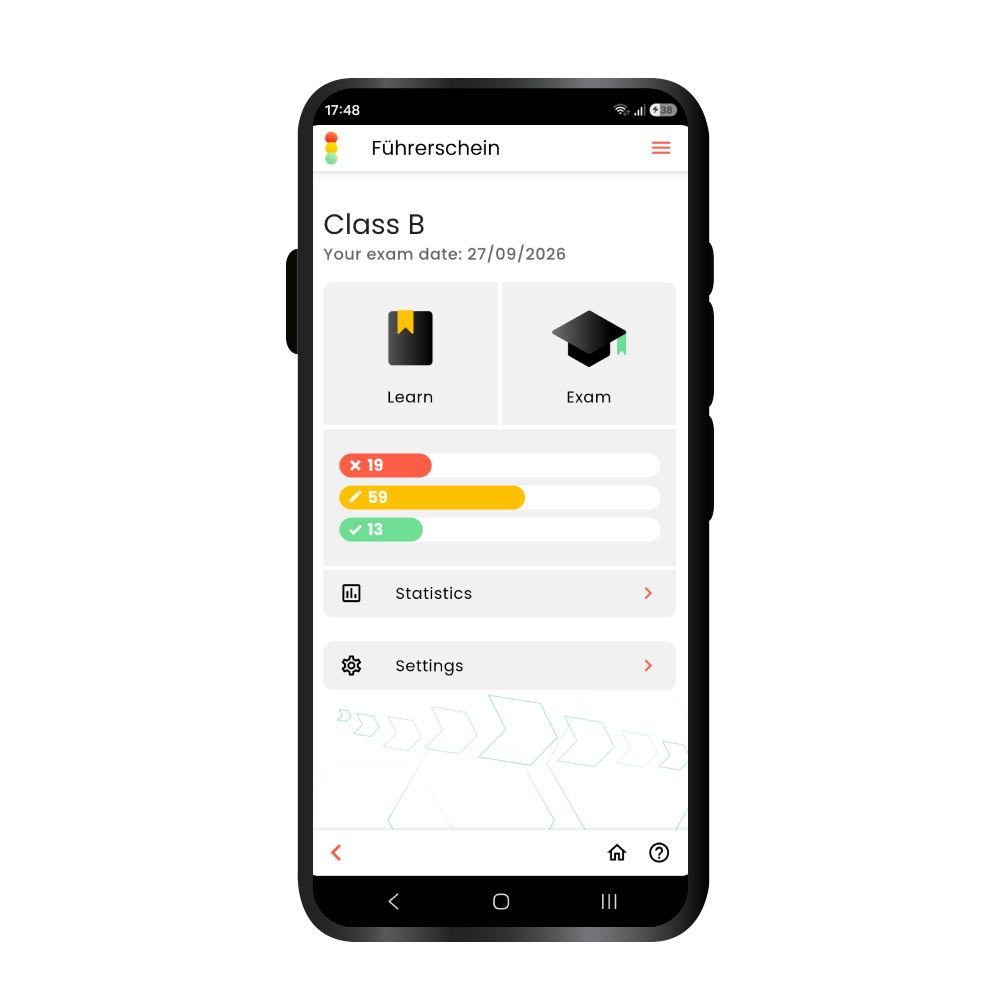 Driving licence in Germany - Theory App