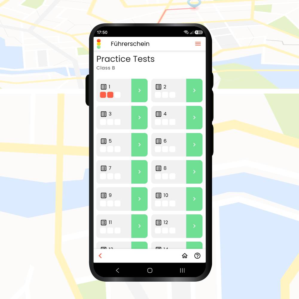 Theory test driving Germany app - practice tests